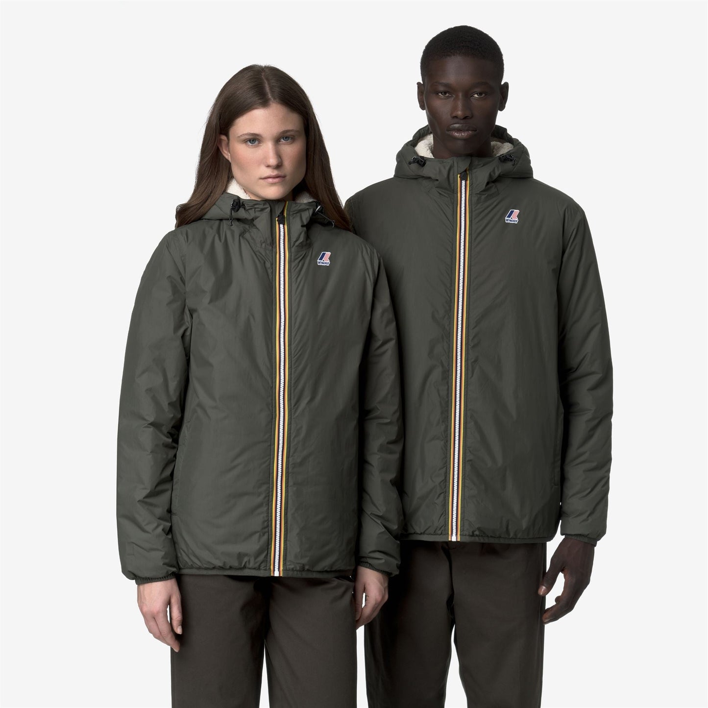 LE VRAI 4.0 CLAUDE ORSETTO - Jackets - Mid - UNISEX - GREEN BLACKISH