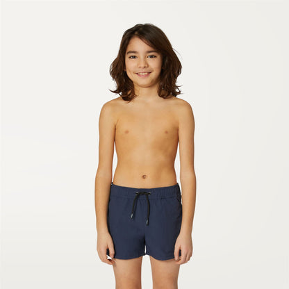 P. LE VRAI OLIVIER - Bathing Suits - Swimming Trunk - BOY - BLUE DEPTH
