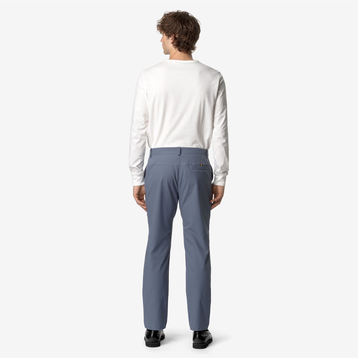 ELIA TWILL PEACH - Pants - CHINO - UNISEX - GREY BLUE AVIO