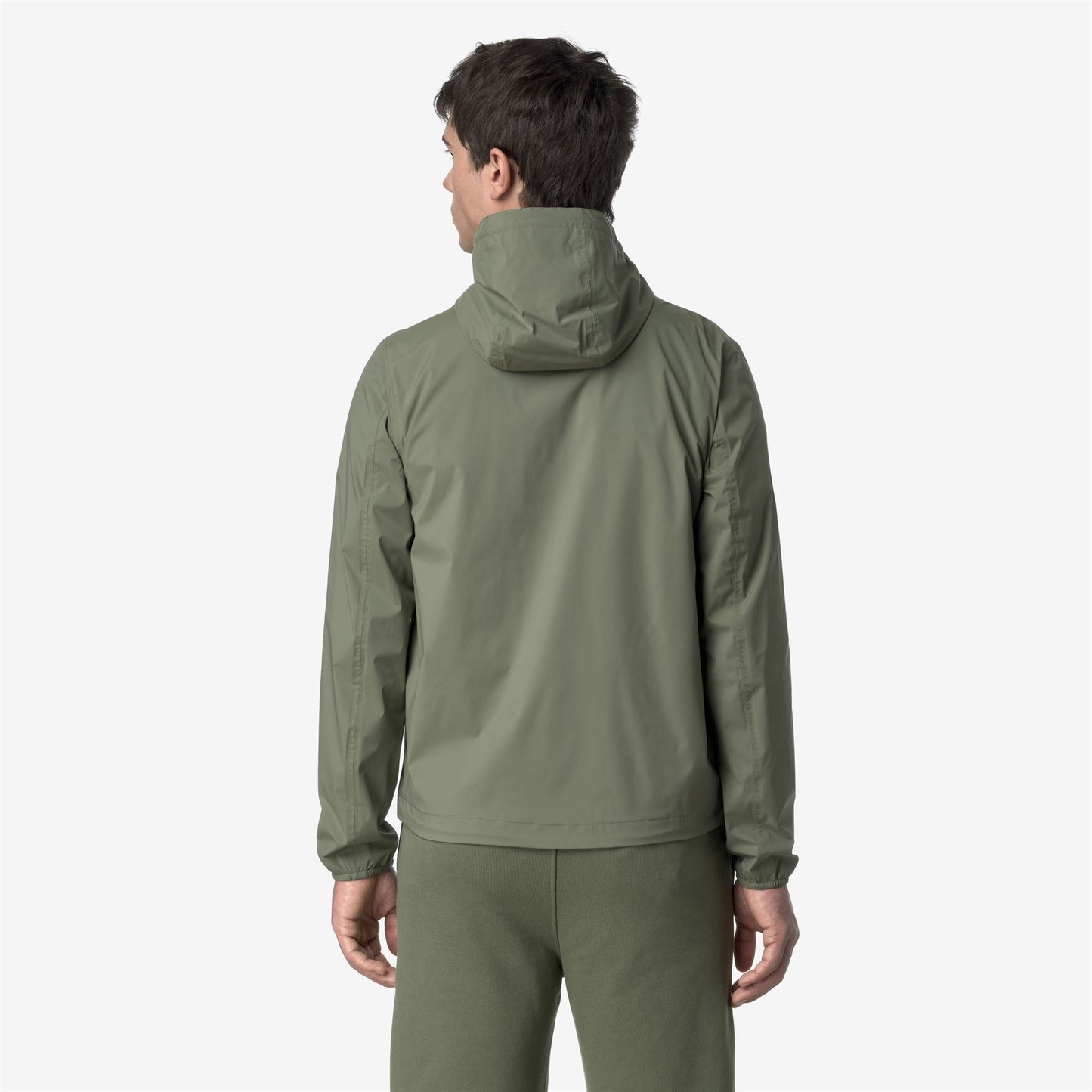 JACK  STRETCH NYLON JERSEY - Jackets - Short - MAN - GREEN LICHEN