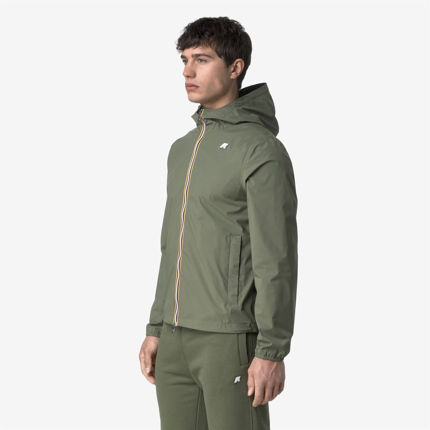 JACK  STRETCH NYLON JERSEY - Jackets - Short - MAN - GREEN LICHEN