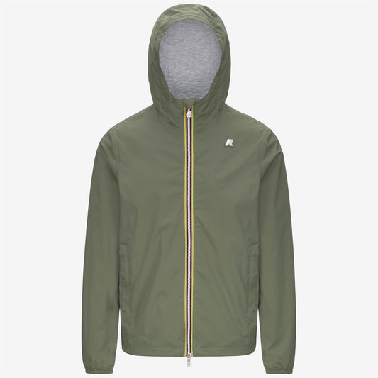 JACK  STRETCH NYLON JERSEY - Jackets - Short - MAN - GREEN LICHEN