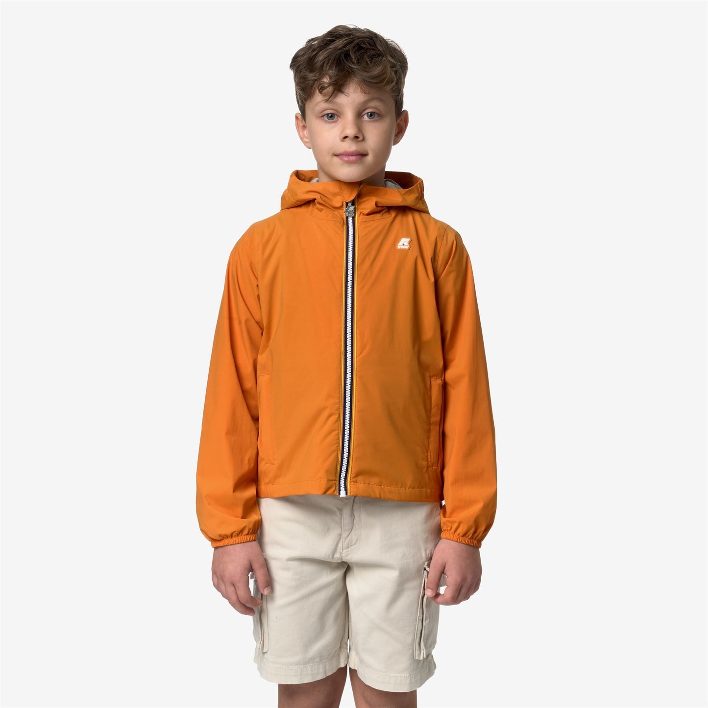 P. JACK STRETCH NYLON JERSEY - Jackets - Short - BOY - ORANGE MD