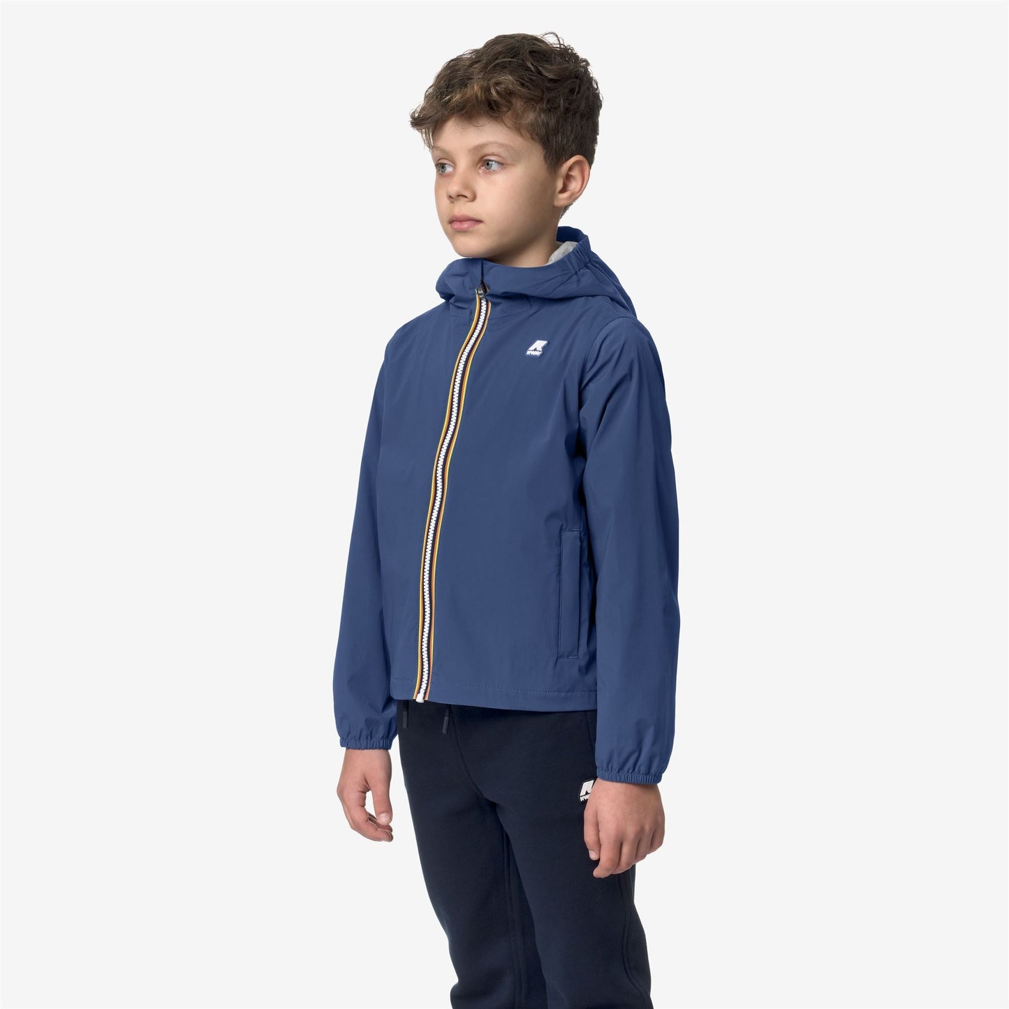 P. JACK STRETCH NYLON JERSEY - Jackets - Short - BOY - BLUE FIORD