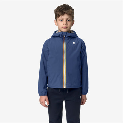 P. JACK STRETCH NYLON JERSEY - Jackets - Short - BOY - BLUE FIORD