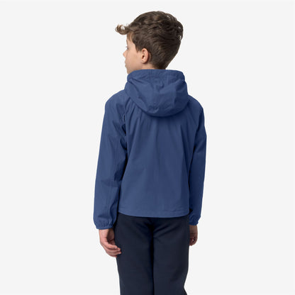 P. JACK STRETCH NYLON JERSEY - Jackets - Short - BOY - BLUE FIORD