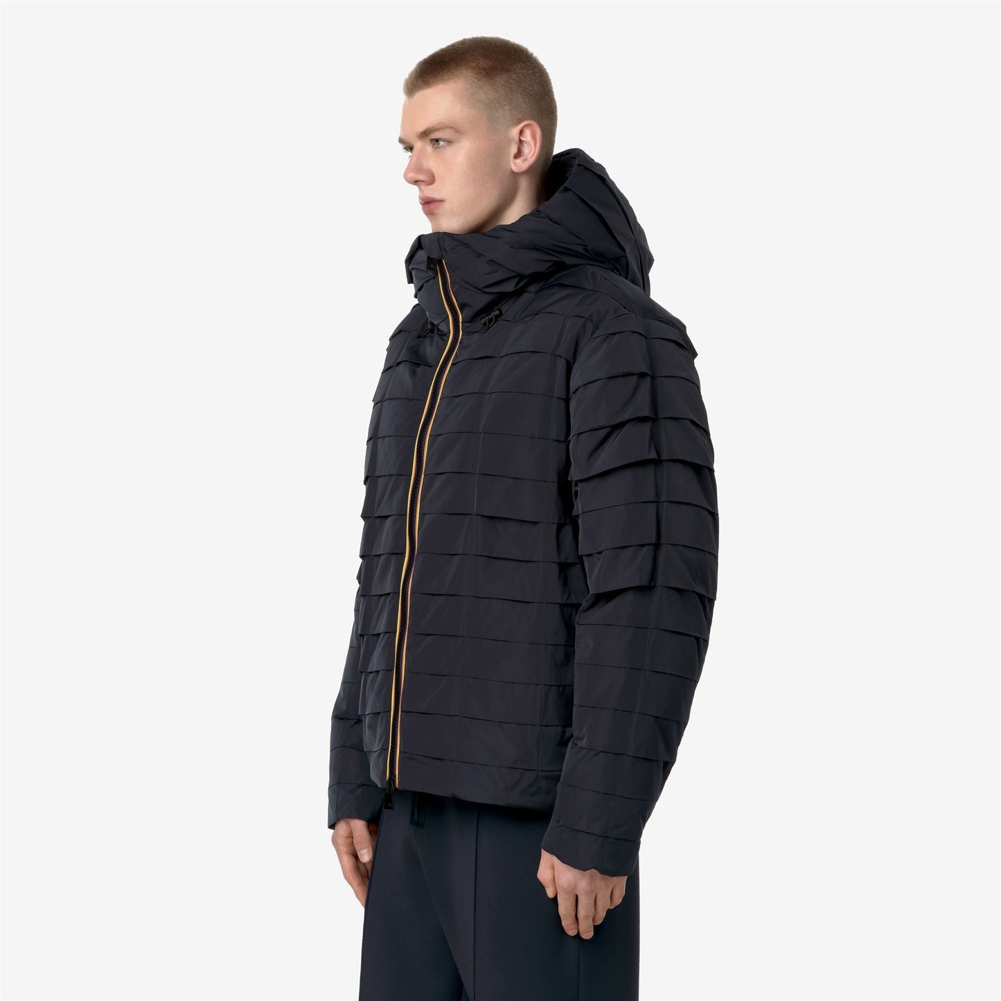 CLAUDER  PLEATS THERMO HEAVY - Jackets - Short - MAN - BLACK ASH