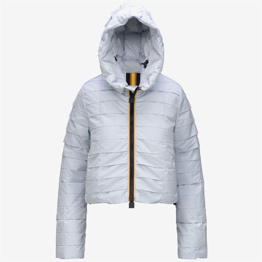 BRIEN PLEATS THERMO HEAVY - Jackets - Short - WOMAN - GREY LILLA