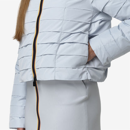 BRIEN PLEATS THERMO HEAVY - Jackets - Short - WOMAN - GREY LILLA