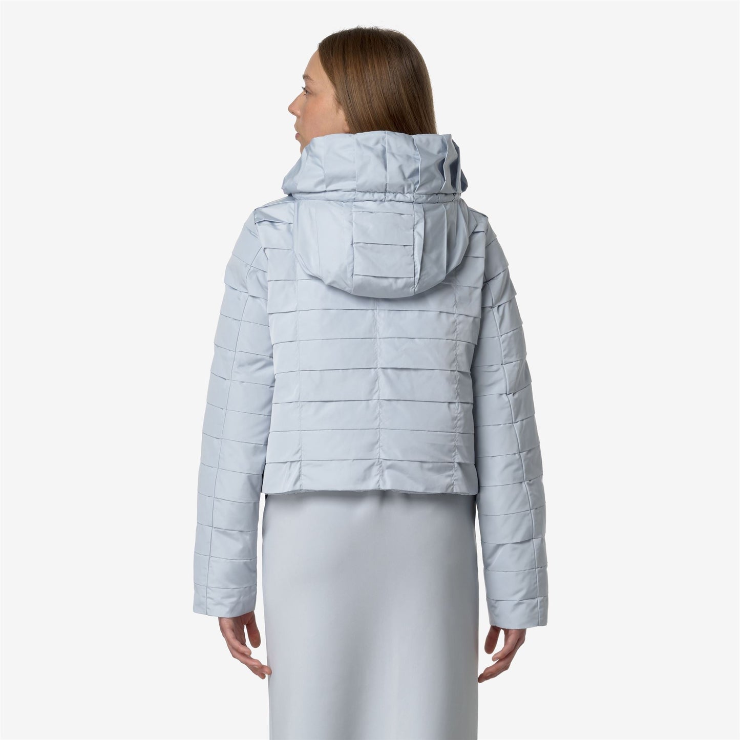 BRIEN PLEATS THERMO HEAVY - Jackets - Short - WOMAN - GREY LILLA