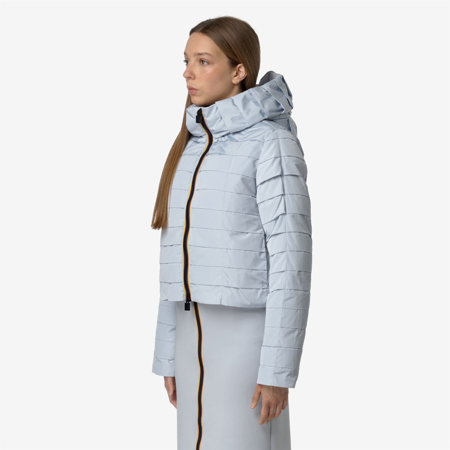 BRIEN PLEATS THERMO HEAVY - Jackets - Short - WOMAN - GREY LILLA