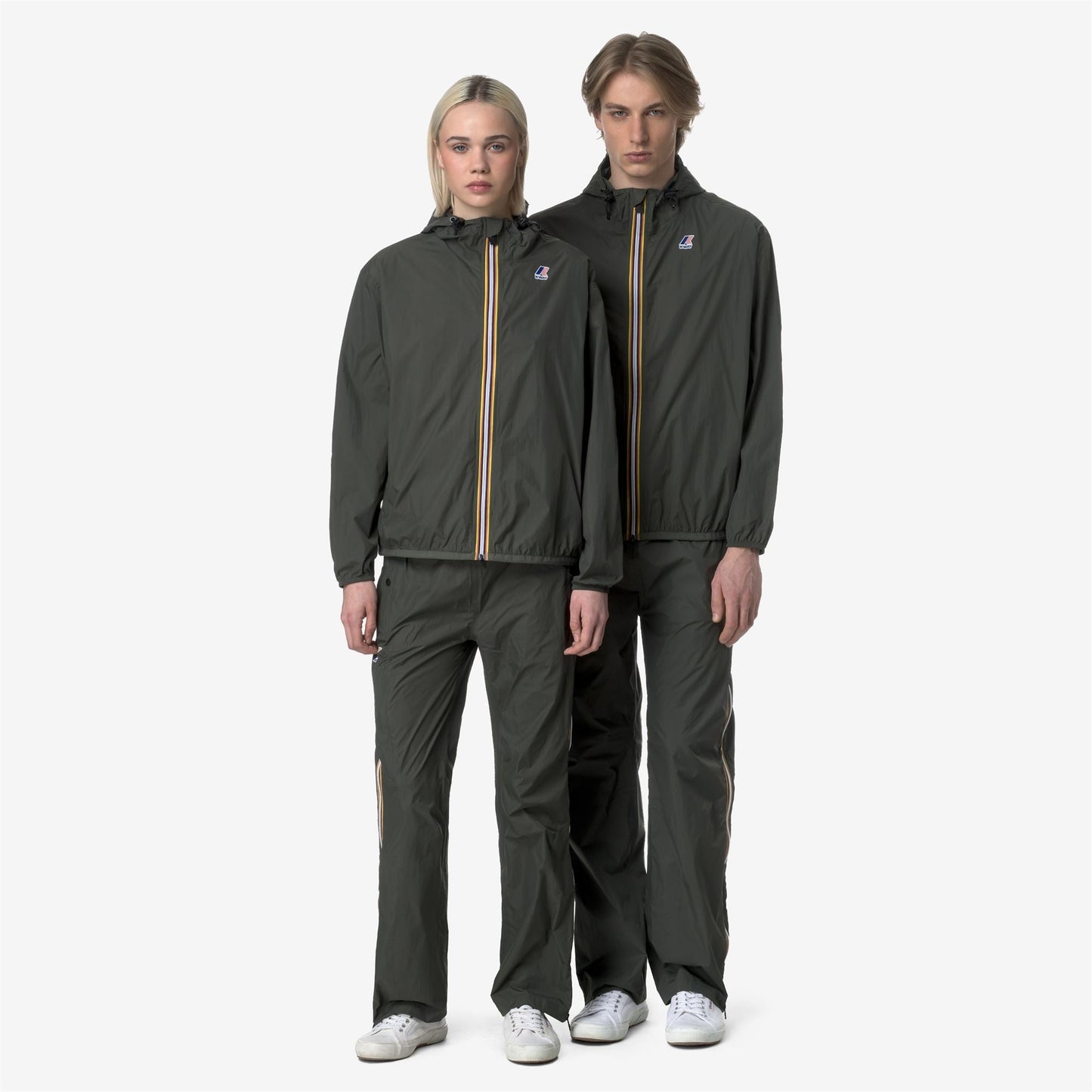 LE VRAI 4.0 ETHAN - Pants - Sport Trousers - UNISEX - GREEN BLACKISH