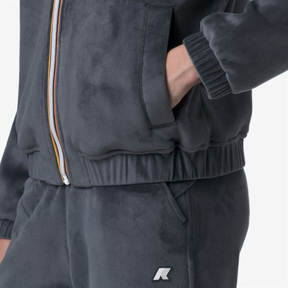 VIVIETTE VELOUR POLAR - Fleece - Jacket - WOMAN - Blue Airforce Combo