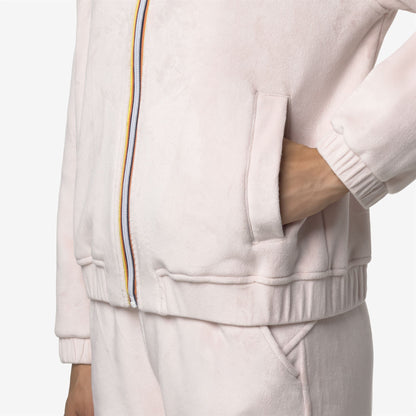 VIVIETTE VELOUR POLAR - Fleece - Jacket - WOMAN - Rose Hushed-Rose Hushed