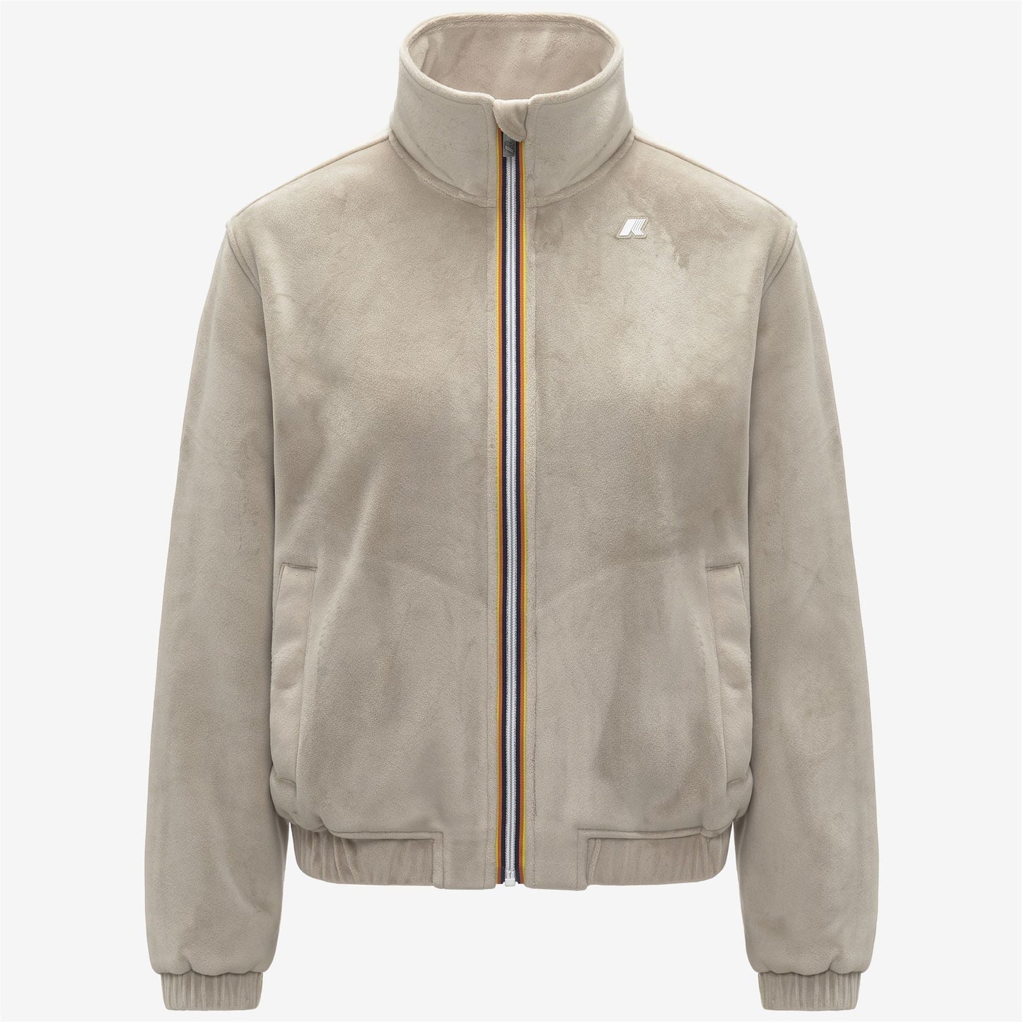 VIVIETTE VELOUR POLAR - Fleece - Jacket - WOMAN - Beige Cashmere-Beige Cashmere