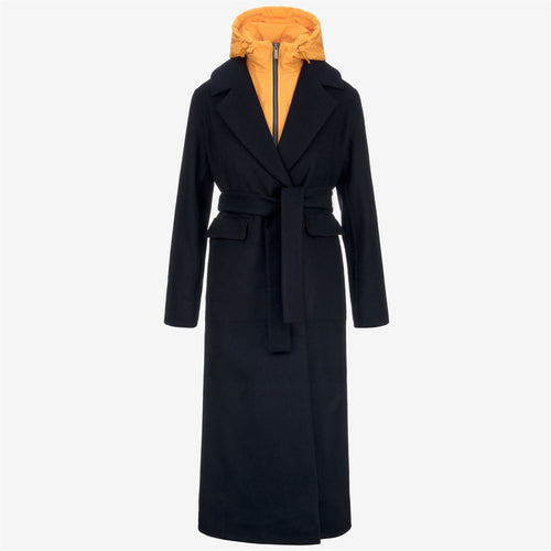 JORANCE WOOLMARK - Jackets - Long - WOMAN - BLUE DEPTH-ORANGE