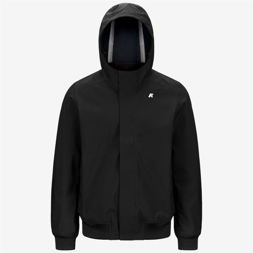 JOACHIM BONDED - Jackets - Short - MAN - Black Pure-Blue Depth