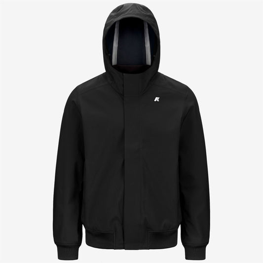 JOACHIM BONDED - Jackets - Short - MAN - Black Pure-Blue Depth