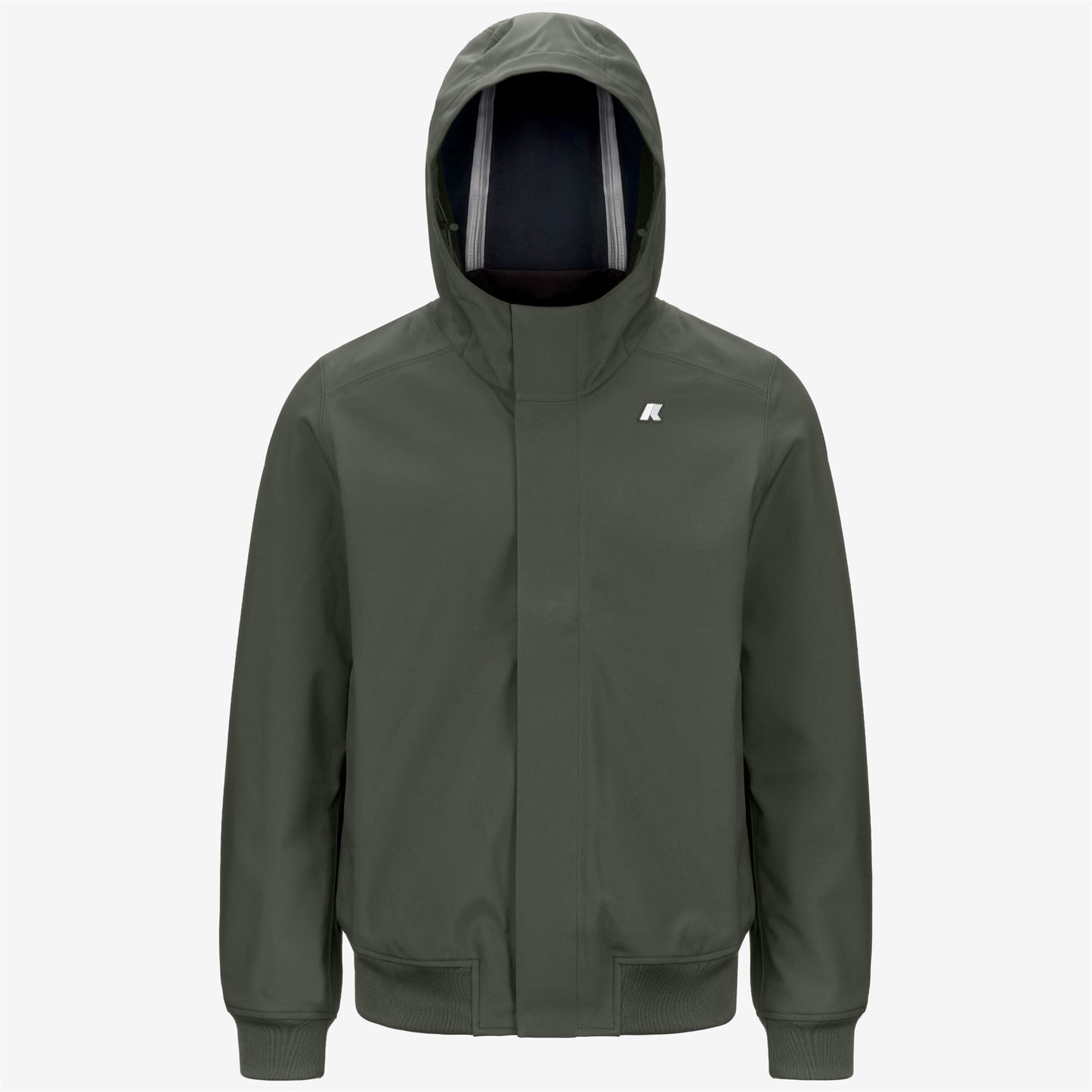 JOACHIM BONDED - Jackets - Short - MAN - GREEN BLACKISH-Blue Depth