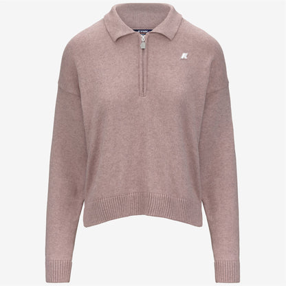 GRAMARNIER COTTON CASHMERE AF - Knitwear - Pull  Over - WOMAN - Pink Fawn Mel