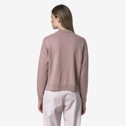GRAMARNIER COTTON CASHMERE AF - Knitwear - Pull  Over - WOMAN - Pink Fawn Mel