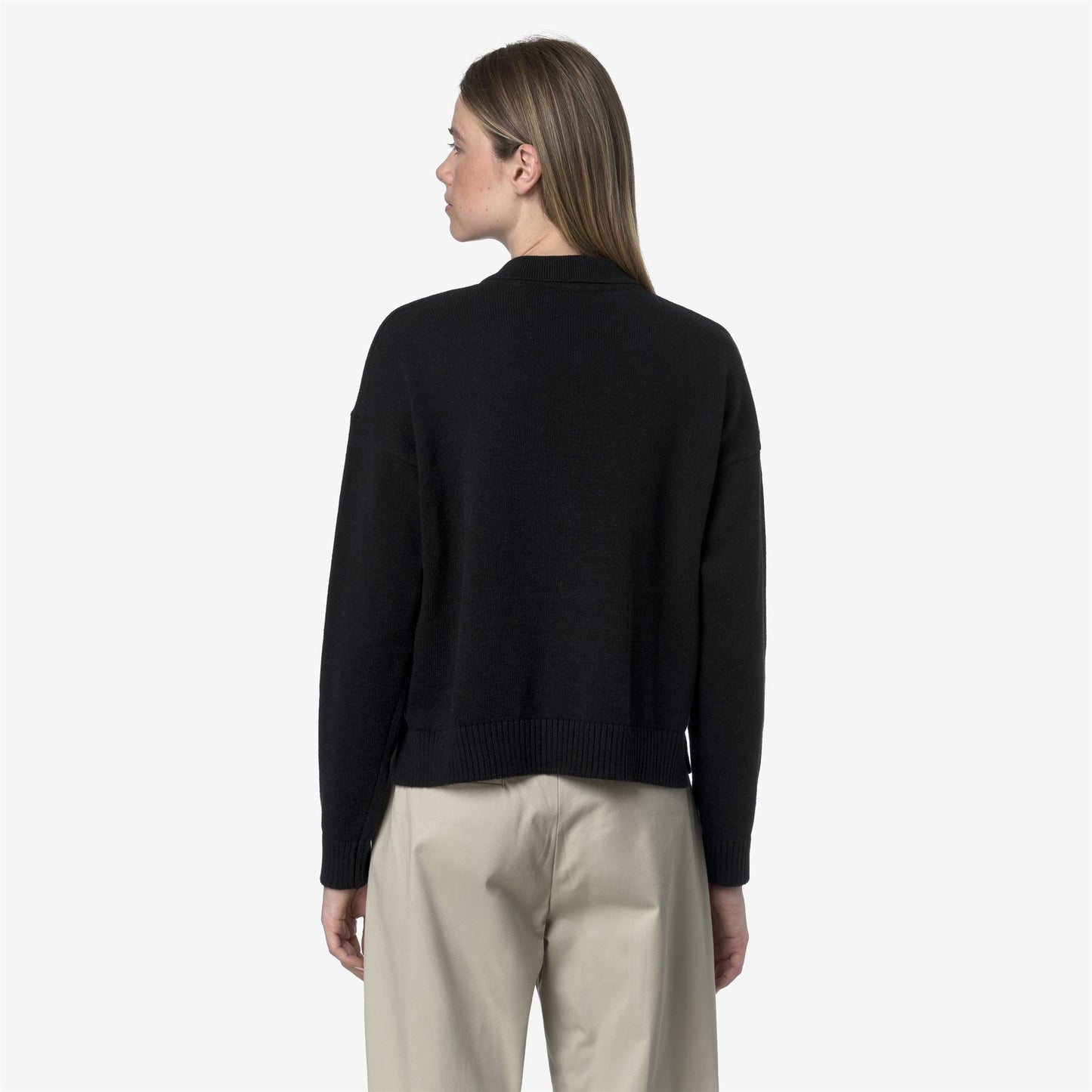 GRAMARNIER COTTON CASHMERE AF - Knitwear - Pull  Over - WOMAN - Black Mel
