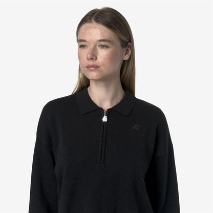 GRAMARNIER COTTON CASHMERE AF - Knitwear - Pull  Over - WOMAN - Black Mel