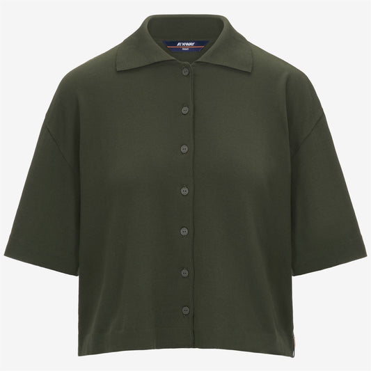 CARRY - Knitwear - Jacket - WOMAN - GREEN AFRICA