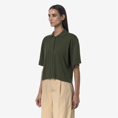 CARRY - Knitwear - Jacket - WOMAN - GREEN AFRICA