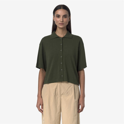 CARRY - Knitwear - Jacket - WOMAN - GREEN AFRICA