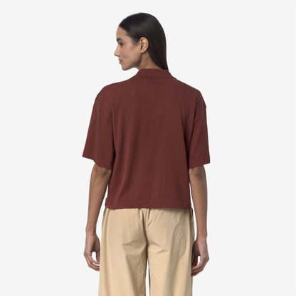 CARRY - Knitwear - Jacket - WOMAN - BROWN FIERY