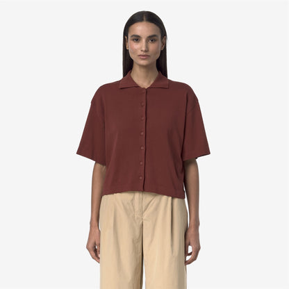 CARRY - Knitwear - Jacket - WOMAN - BROWN FIERY