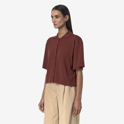 CARRY - Knitwear - Jacket - WOMAN - BROWN FIERY