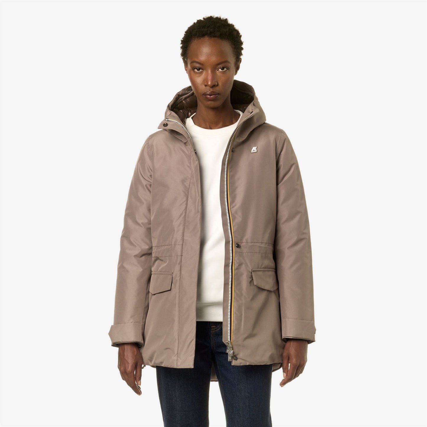 ANNETTE THERMO HEAVY - Jackets - 3/4 LENGTH - WOMAN - BEIGE T-BROWN M