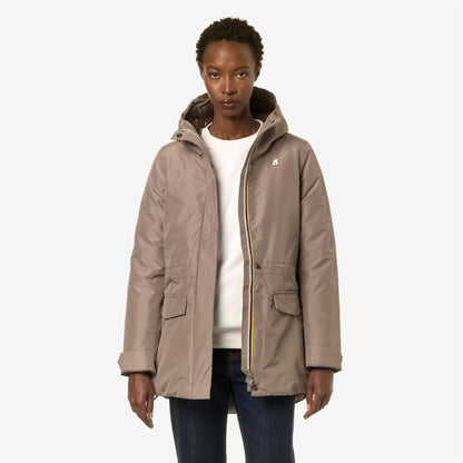ANNETTE THERMO HEAVY - Jackets - 3/4 LENGTH - WOMAN - BEIGE T-BROWN M