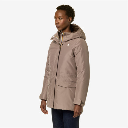 ANNETTE THERMO HEAVY - Jackets - 3/4 LENGTH - WOMAN - BEIGE T-BROWN M