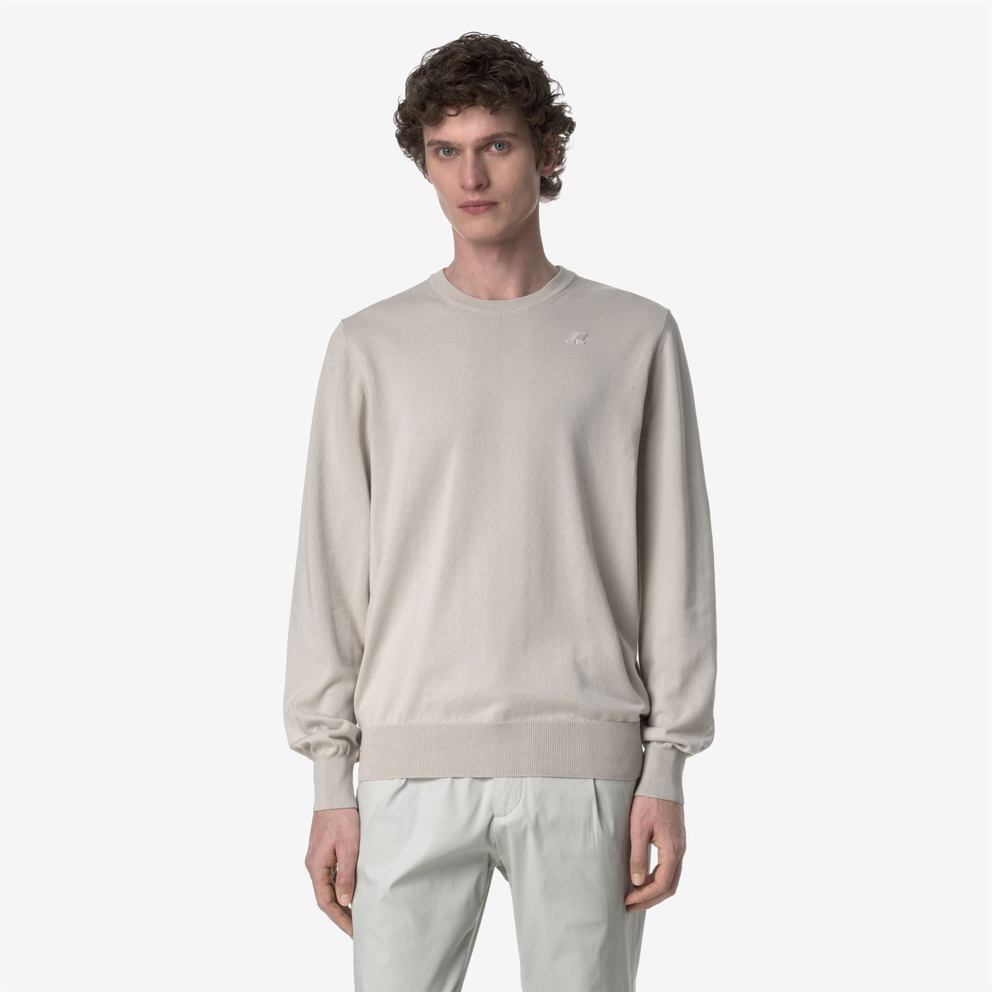 SEBASTIEN COTTON PS - Knitwear - Pull  Over - MAN - BEIGE LT