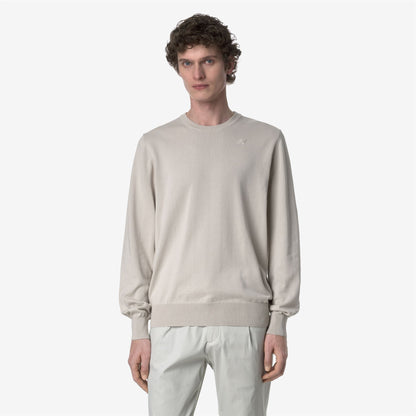 SEBASTIEN COTTON PS - Knitwear - Pull  Over - MAN - BEIGE LT