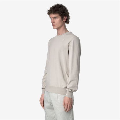 SEBASTIEN COTTON PS - Knitwear - Pull  Over - MAN - BEIGE LT