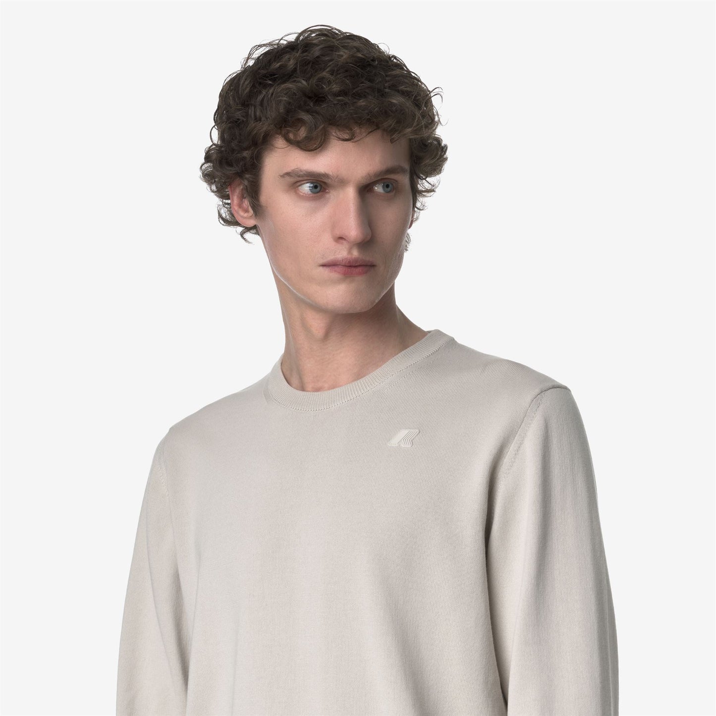 SEBASTIEN COTTON PS - Knitwear - Pull  Over - MAN - BEIGE LT