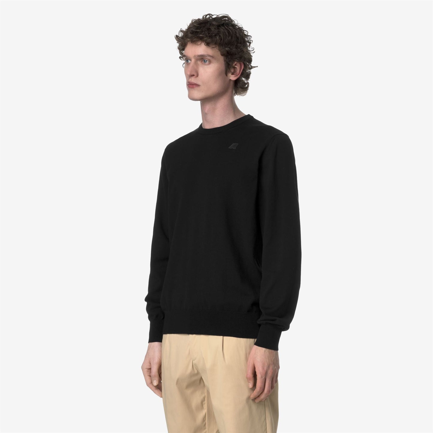 SEBASTIEN COTTON PS - Knitwear - Pull  Over - MAN - BLACK PURE