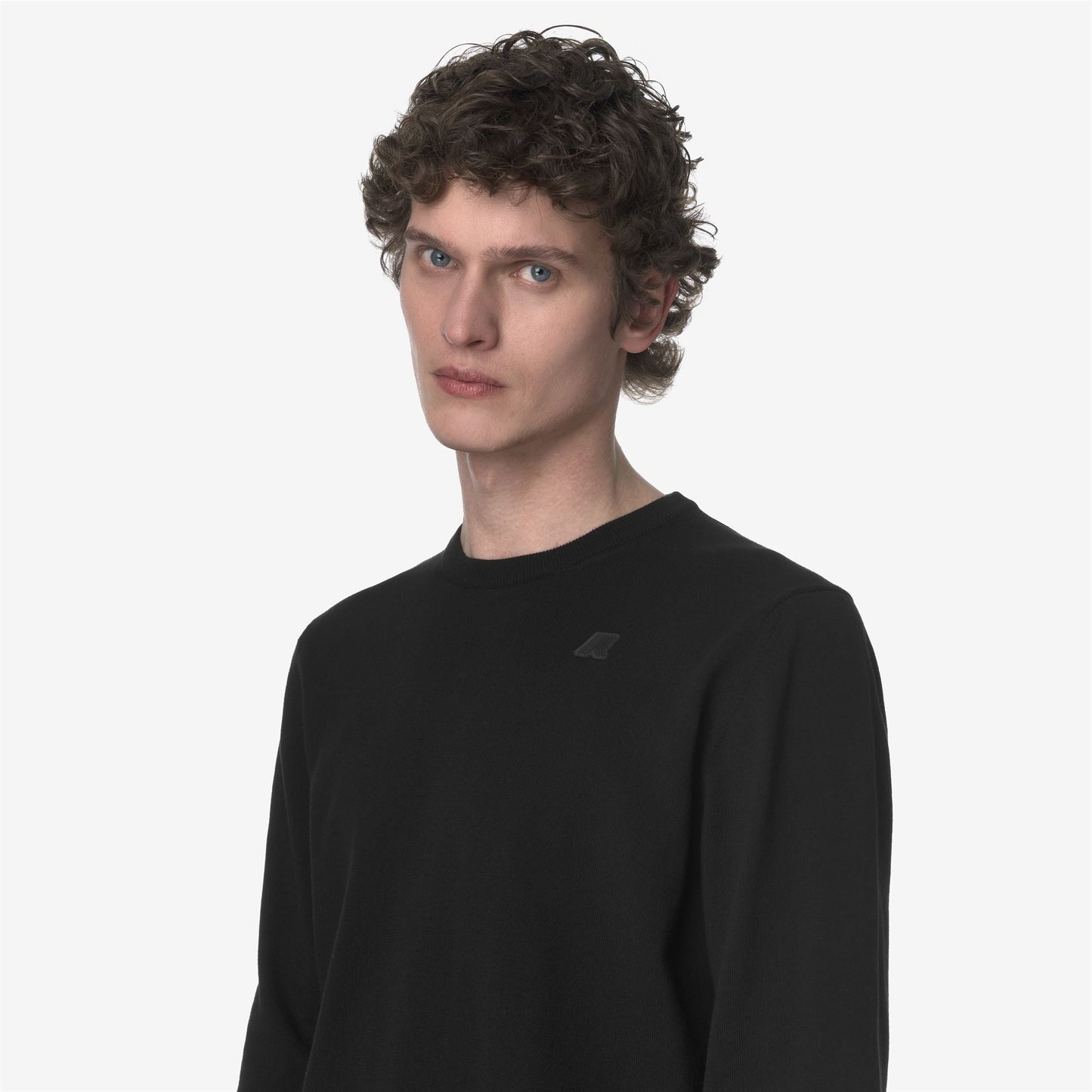 SEBASTIEN COTTON PS - Knitwear - Pull  Over - MAN - BLACK PURE