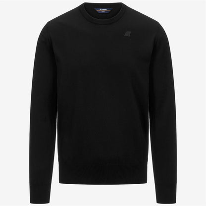 SEBASTIEN COTTON PS - Knitwear - Pull  Over - MAN - BLACK PURE