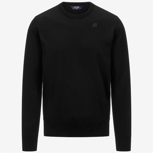 SEBASTIEN COTTON PS - Knitwear - Pull  Over - MAN - BLACK PURE