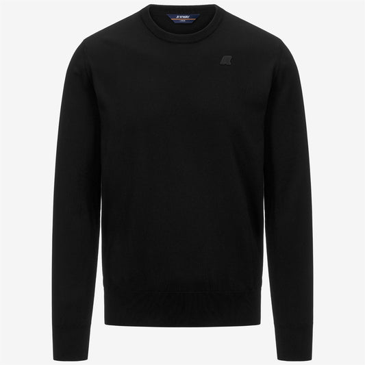 SEBASTIEN COTTON PS - Knitwear - Pull  Over - MAN - BLACK PURE