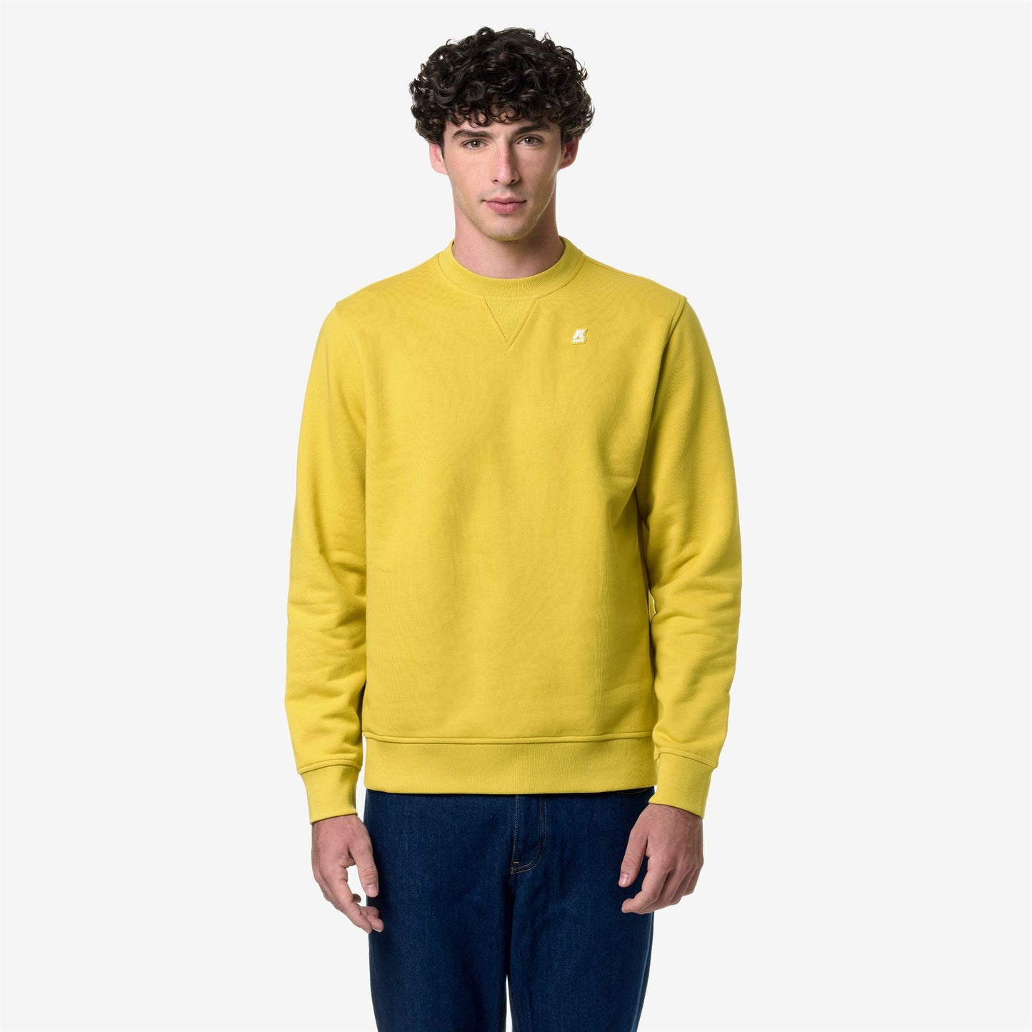 BAPTISTE - Fleece - Jumper - MAN - YELLOW ZAFFERANO