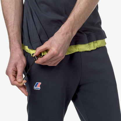 LE VRAI SERILLE NYLON PC - T-ShirtsTop - T-Shirt - UNISEX - BLUE DEPTH-GREEN CELERY