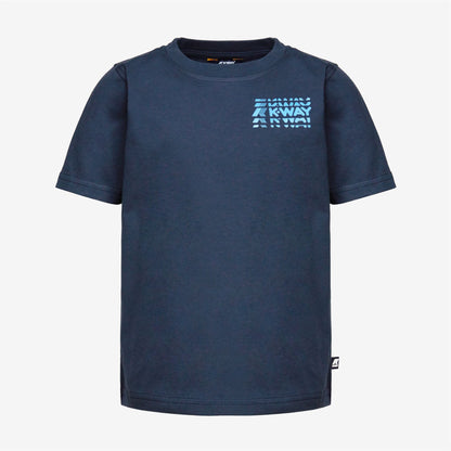 P. ODOM MULTIPLE LOGO - T-ShirtsTop - T-Shirt - BOY - BLUE DEPTH