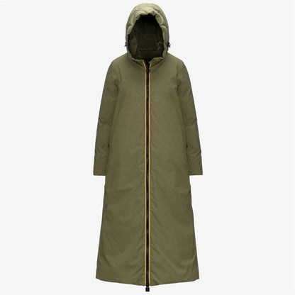 ORLEN VELVET THERMO REVERSIBLE - Jackets - Long - WOMAN - GREEN WINTER