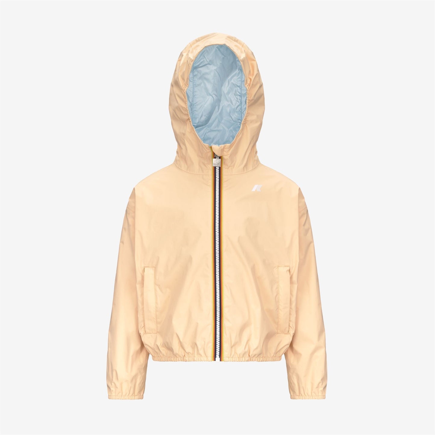 P. LAURETTE PLUS.2 REVERSIBLE - Jackets - Short - GIRL - BEIGE SHEEPSKIN-BLUE BABY